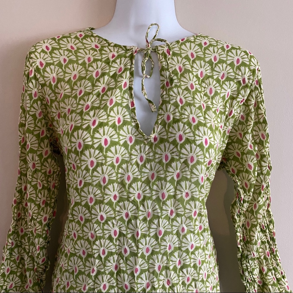 Rock Flower Paper green tunic top - Picture 3 of 5